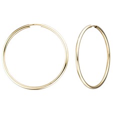 Große Damen Ohrringe 333 Gold