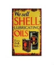 SHELL Oil Flagge Fahne Banner