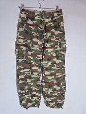 TIMEZONE Damen Cargo Hose ,   W 27 L32  ,  Camouflage ,  Straight Leg   neu