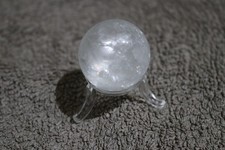 Eis Calcit  Kugel ca. 35 mm Edelstein Kugel Sammlerstück Natur + Kunstoffständer