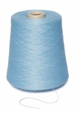 20€/Kg 🌟 Wolle (Merino) Polyacryl • AZZURRO • NM 28/2 • Zwirn Kone Folco Garda
