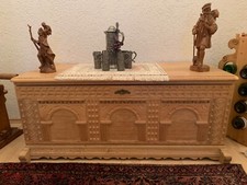 Truhe Eiche massiv (128x52x54 cm) ohne Deko