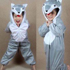 Unisex Kinder Tier Wolf