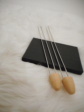 Grill-Besteck ★2 doppel Grillspieße★ Fleischspieß BBQ Fisch Fondue 33cm TOP?