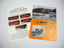 2x Original Prospekt Stockey &