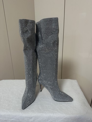 Damen glitzer stiefel 38 - glitzer, gr.