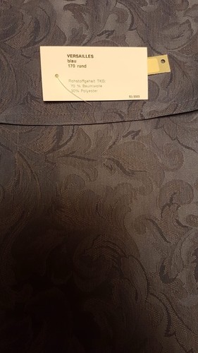 Tischdecke versailles blau - tischdecke,