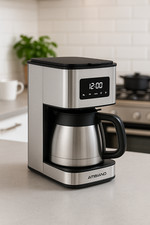 AMBIANO Thermo Kaffeemaschine TCM-1 – 1L Edelstahlkanne, Timer, Touch-Display, 9