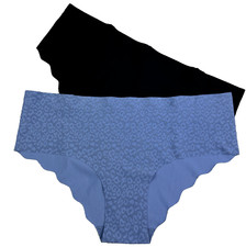 🖤 2x Damen Slips XL 48 / 50 Microfaser Nahtlos Unsichtbar Hipster Dessous 💖