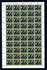 BRD Nr. 341: Postfrischer Schalterbogen mit FN 2 !!! ECKEN !!! Plattenfehler ???