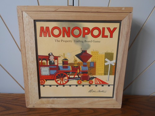 Holzkiste monopoly brettspiel - holzkiste,