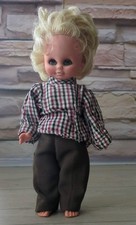 alte Puppe ca 30cm bekleidet