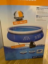 Original Steinbach Pool mit Sandfilteranlage, Heizung, Einstiegshilfe, Abdeckung
