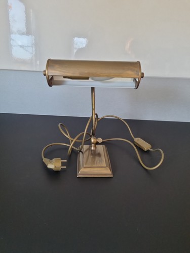Messingtischlampe banker - messingtischlampe,,