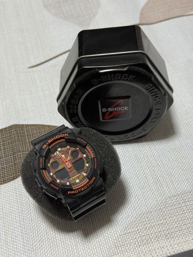 Casio schock 100 br - g-schock, ga