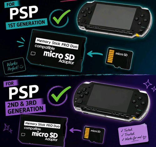 Psp 128gb micro adapter - psp,