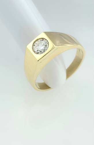 Massiver brillantring - massiver,