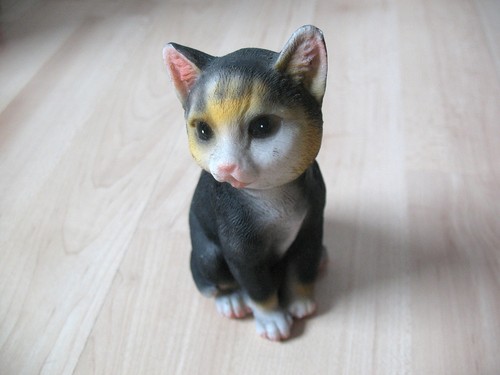 Katze kleine figur - katze, 12
