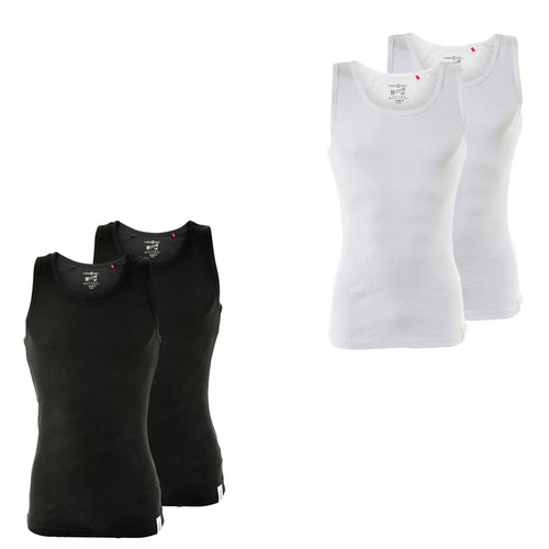 Mustang herren unterhemd 2er - unterhemd,,