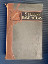 Stiehlers Hand Atlas von 1910,  100 doppelseitige Karten