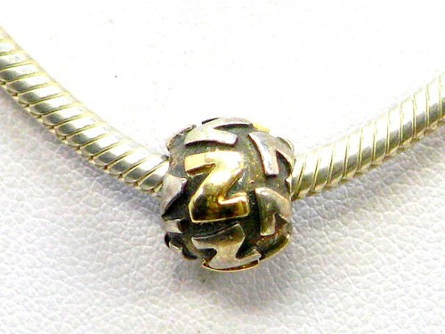 Pandora bicolor 14k - 585, &
