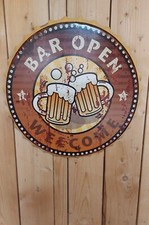 BAR OPEN WELCOME BIER KRUG