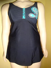 Badekleid Badeanzug Schwimmkleid Maritim 42 E schwarz NEU!