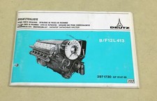 Magirus Deutz, Ersatzteilliste DEUTZ Motor BF und F 12 L 413