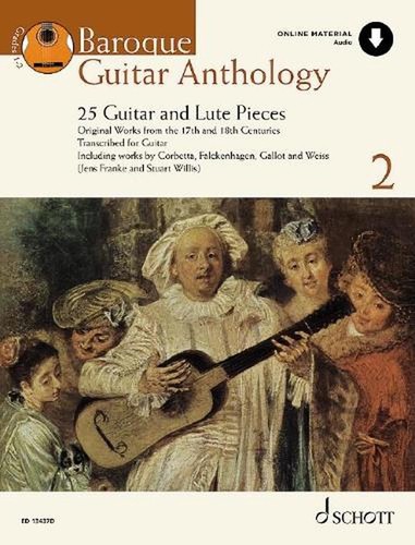 Baroque guitar anthology 25 - guitar,
