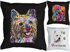 Yorkshire Terrier - Yorkie - West Highland Terrier Motiv Kissen - Hundekissen