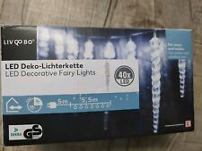 Led Deko-Lichterkette Eiszapfen, NEU