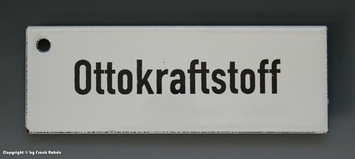 Kurioses kleines emailschild - kleines,