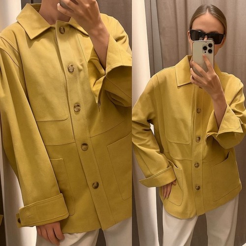 Zara 100 wild lederjacke - 100%,