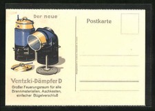 Ansichtskarte Reklame für Ventzki-Dämpfer D 