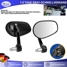 2x Motorradspiegel Lenkerenden