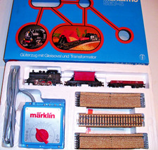 Märklin HO  Nr. 2930 - Set Güterzug mit Gleisoval + Trafo / neuwertig