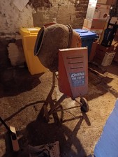 Lescha VM140 H Betonmischer Orange Gebraucht Alt Aber Funktionsfähig 