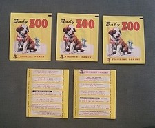 5x Panini „Baby Zoo“ Sticker-Tüten – ungeöffnet – Vintage 1975 – Rarität!