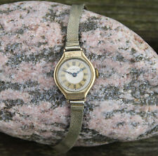 Alte Damen Armbanduhr Vintage Walz - Gold - Double 10 Jahre Garantie defekt
