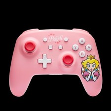 Nintendo Switch / 2 kabelloser wireless Controller Princess Peach rosa pink NEU
