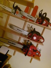 4er-Pack DOLMAR + STIHL Profi-Motorsägen, teilw. neu, Konvolut, aus Sammlung TOP