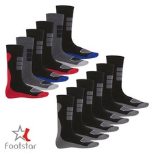 Footstar Herren Thermosocken (6 Paar) Vollfrottee Socken Warme Wintersocken