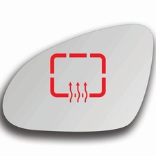 Spiegelglas Links Beheizbar für Opel Astra J 2009 - 2015