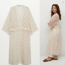 Mango Häkel Kimono Kleid