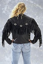 Fransen Jacke Lederjacke