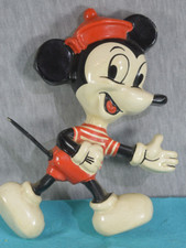 SEHR ALTE WANDPLASTIK / WANDBILD  ZUM AUFHÄNGEN - MICKY MAUS