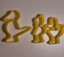 DDR Ausstechformen Weihnachten Fuchs, Elster, Sandmännchen , Plaste