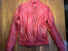 Lederjacke Rot Gr 36 7eleven