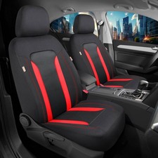 Schonbezüge Sitzbezüge für Peugeot 206 206+ Bj 1998-12 in Schwarz/Rot TF3
