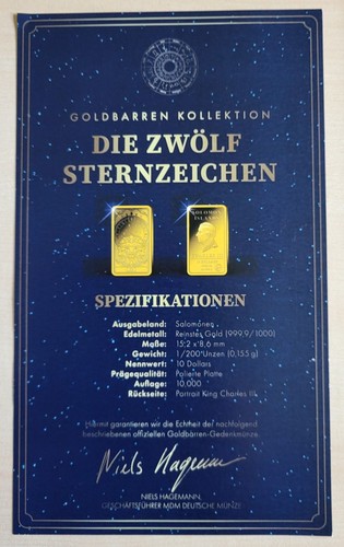 Löwe sternzeichen goldmünze - löwe,